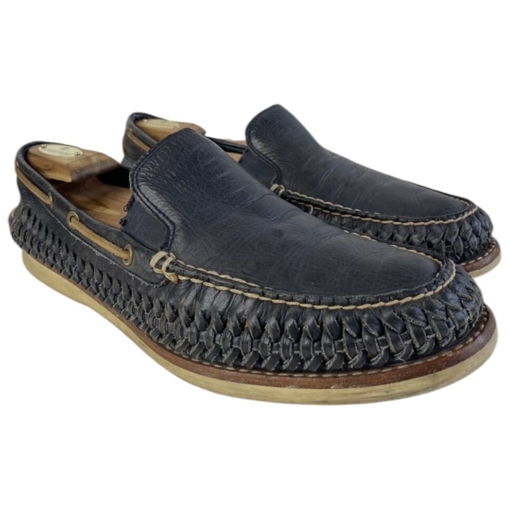 Frye | Men's Sully Woven Venetian Leather Loafer Sz 10.5